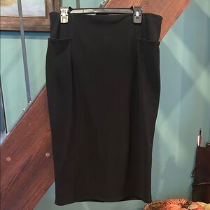 Snoga athletics ribbed pencil skirt in black